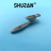 Shuzan Jinhui Home DX200 ice-crack European-style pebble handle, zinc alloy seven-character door handle, casement aluminum alloy door and window handle, push handle 003 Item Picture